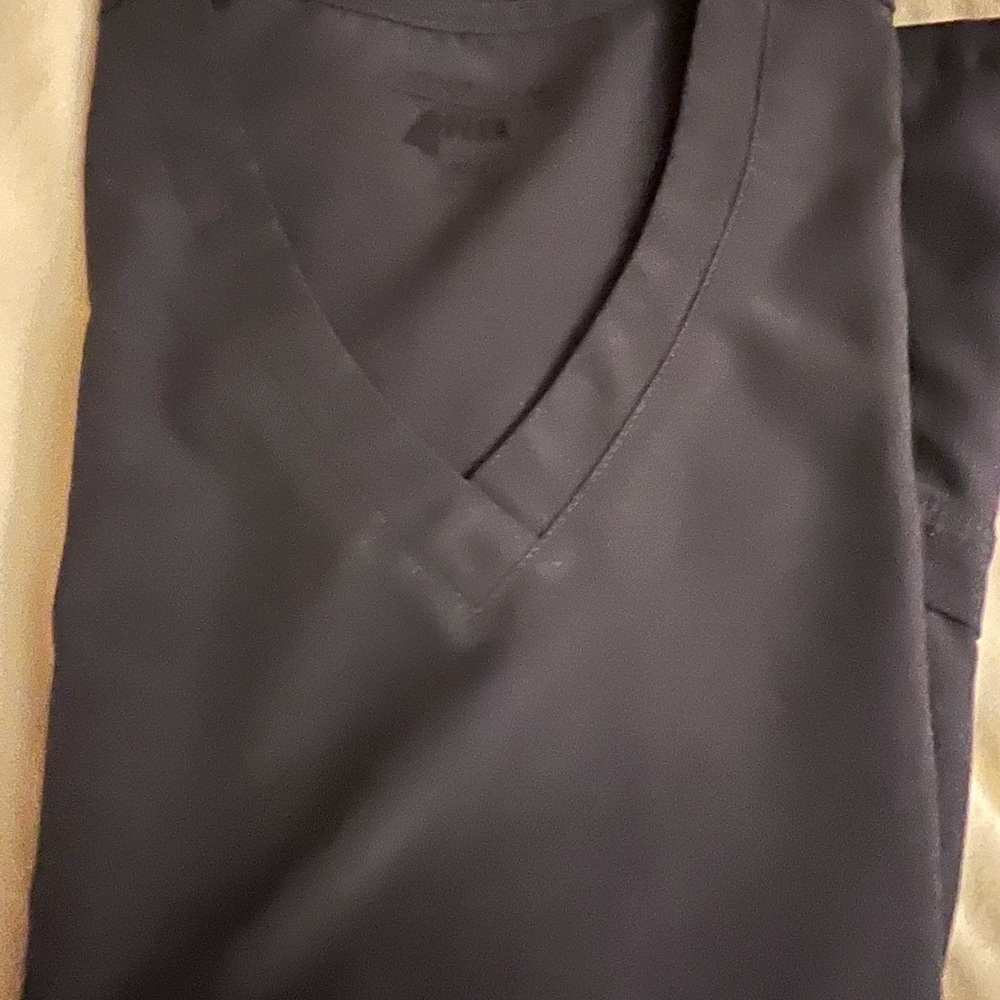 4flex scrub top grey size XS